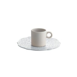 Conjunto de 4 Chávenas 70ml – Branco – Dressed en Plein Air – Alessi