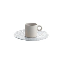 Conjunto de 4 Chávenas 70ml – Branco – Dressed en Plein Air – Alessi