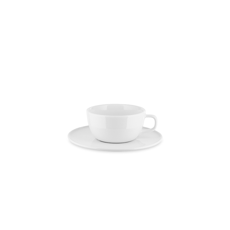 Conjunto de 4 Chávenas de Chá e Pires – Branco – Itsumo – Alessi