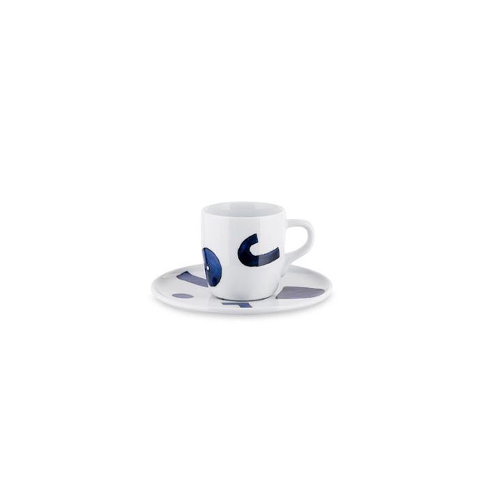 Conjunto de 4 Chávenas Latte com Pires – Branco – Yunokiware – Alessi