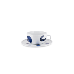 Conjunto de 4 Chávenas para Chá com Pires – Branco – Yunokiware – Alessi