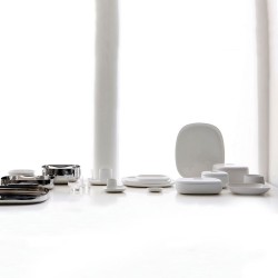 Conjunto de 4 Pires para Chá – Ovale Gres – Alessi