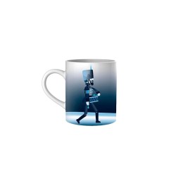 Caneca Soldado e Bailarina – Azul – da coleção Blue Christmas – A Di Alessi