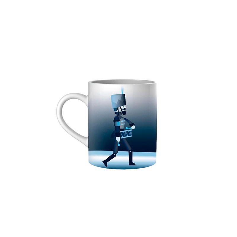 Caneca Soldado e Bailarina – Azul – da coleção Blue Christmas – A Di Alessi