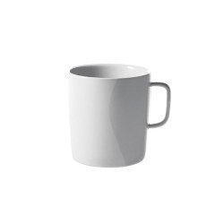 Conjunto de 4 Canecas – Branco – PlateBowlCup – A Di Alessi