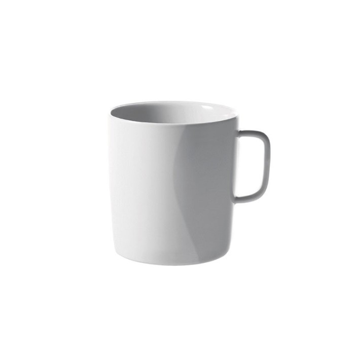 Conjunto de 4 Canecas – Branco – PlateBowlCup – A Di Alessi