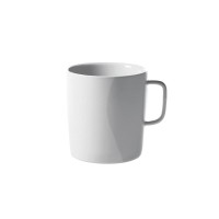 Conjunto de 4 Canecas – Branco – PlateBowlCup – A Di Alessi