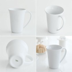 Conjunto de 4 Canecas – Branco – Ku – Alessi