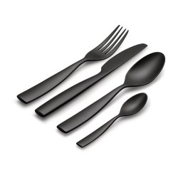 Faqueiro 4 Talheres – Preto – Dressed en Plein Air – Alessi