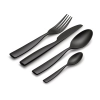 Faqueiro 4 Talheres – Preto – Dressed en Plein Air – Alessi