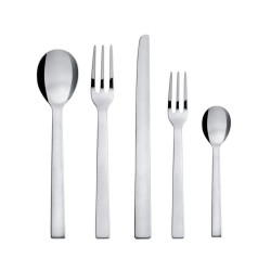 Faqueiro de 5 Peças – Prateado – Santiago – Alessi