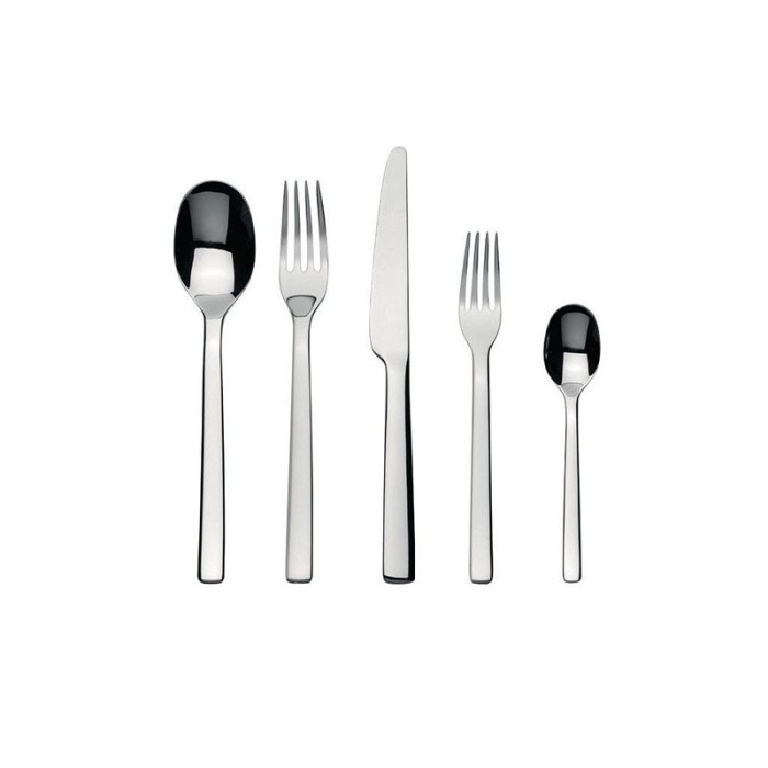 Faqueiro de 5 Peças – Prateado – Ovale – Alessi
