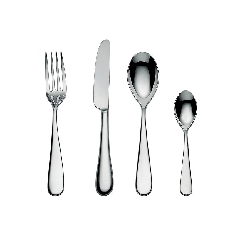 Faqueiro de 24 Peças – Prateado – Nuovo Milano – Alessi