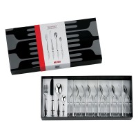 Faqueiro de 24 Peças – Prateado – Nuovo Milano – Alessi