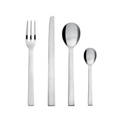 Faqueiro de 24 Peças – Prateado – Santiago – Alessi