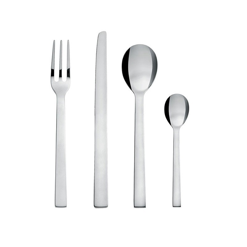 Faqueiro de 24 Peças – Prateado – Santiago – Alessi