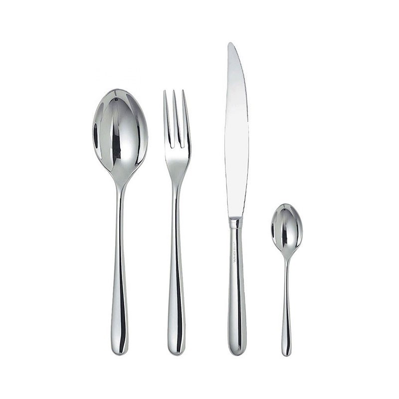 Faqueiro de 24 Peças – Prateado – Caccia – Alessi