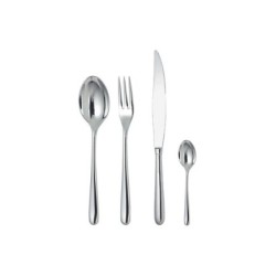 Faqueiro de 24 Peças Monobloco – Prateado – Caccia – Alessi