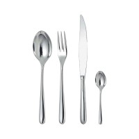 Faqueiro de 24 Peças Monobloco – Prateado – Caccia – Alessi