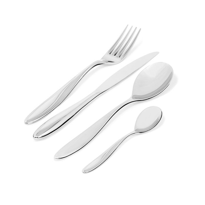 Faqueiro de 24 Peças Monobloco – Prateado – Mami – Alessi
