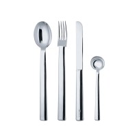 Faqueiro de 24 Peças – Inox – Rundes Modell – Officina Alessi