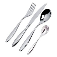 Faqueiro de 4 Peças – Prateado – Mami – Alessi
