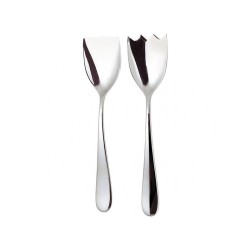 Talheres de Servir Salada – Prateado – Nuovo Milano – Alessi