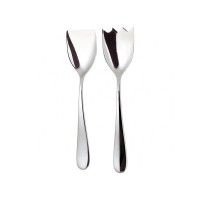 Talheres de Servir Salada – Prateado – Nuovo Milano – Alessi