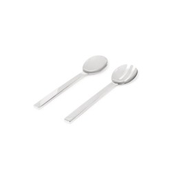 Talheres para Salada – Prateado – Santiago – Alessi