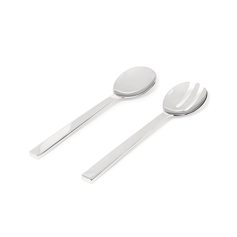 Talheres para Salada – Prateado – Santiago – Alessi