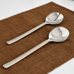 Talheres para Salada – Prateado – Ovale – Alessi