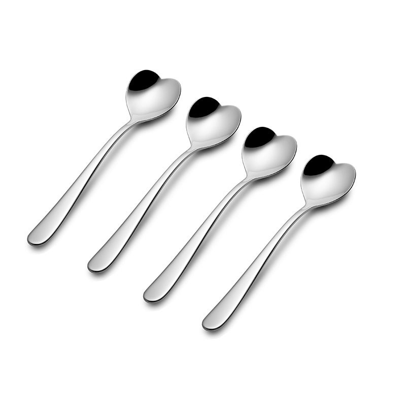 Conjunto de 4 Colheres de Chá – Inox – Big Love – A Di Alessi