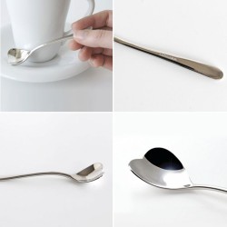Conjunto de 4 Colheres de Chá – Inox – Big Love – A Di Alessi