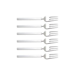 Conjunto de 6 Garfos para Bolo – Prateado – Dry – Alessi