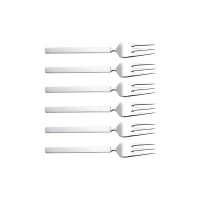 Conjunto de 6 Garfos para Bolo – Prateado – Dry – Alessi