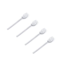 Conjunto de 4 Colheres para Mocaccino – Prateado – Dry – Alessi