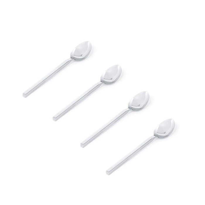 Conjunto de 4 Colheres para Mocaccino – Prateado – Dry – Alessi
