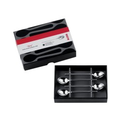 Conjunto de 4 Colheres para Mocaccino – Prateado – Dry – Alessi