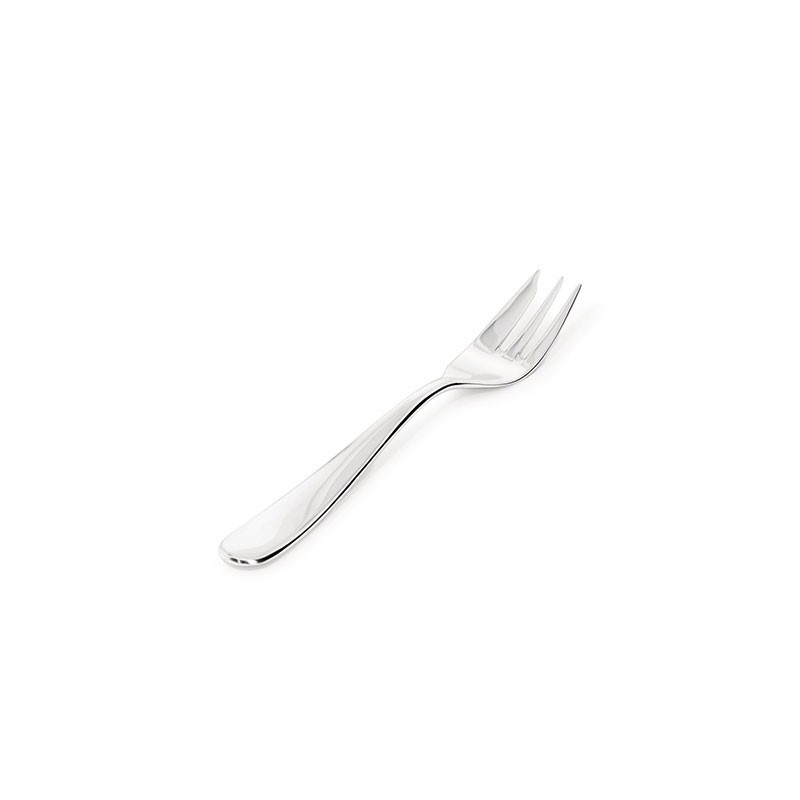 Conjunto de 6 Garfos de 3 Dentes de Sobremesa – Prateado – Nuovo Milano – Alessi