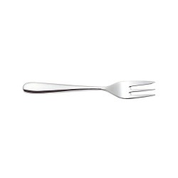 Conjunto de 6 Garfos de 3 Dentes de Sobremesa – Prateado – Nuovo Milano – Alessi
