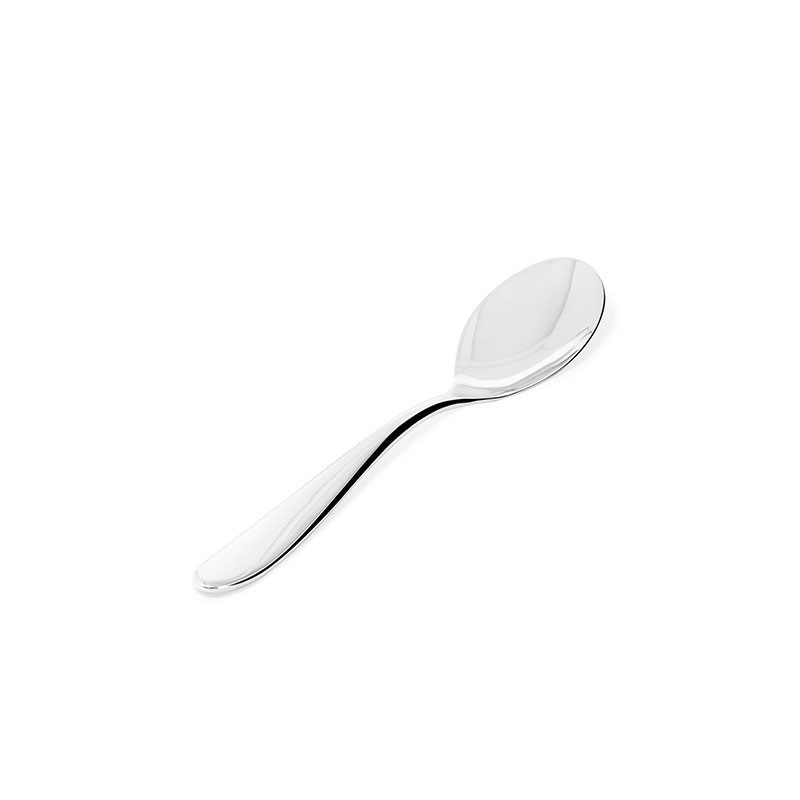 Conjunto de 6 Colheres Planas F.Point – Prateado – Nuovo Milano – Alessi