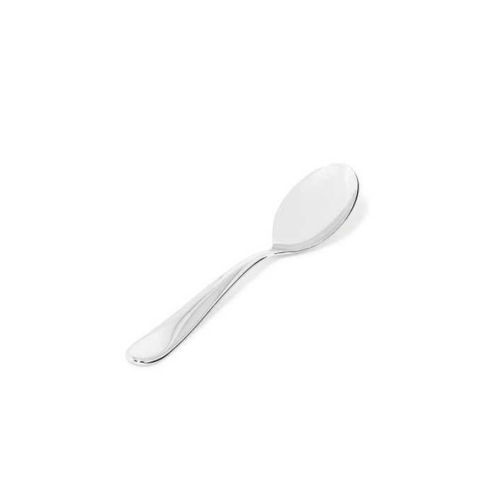 Conjunto de 6 Colheres de Sobremesa – Prateado – Nuovo Milano – Alessi