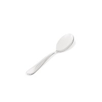 Conjunto de 6 Colheres de Sobremesa – Prateado – Nuovo Milano – Alessi
