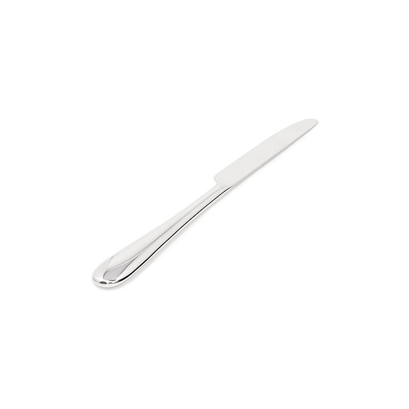 Conjunto de 6 Facas de Sobremesa Monobloco – Prateado – Nuovo Milano – Alessi