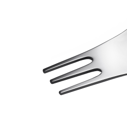 Conjunto de 4 Talheres Multiusos – Prateado – Moscardino – Alessi