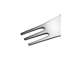 Conjunto de 4 Talheres Multiusos – Prateado – Moscardino – Alessi