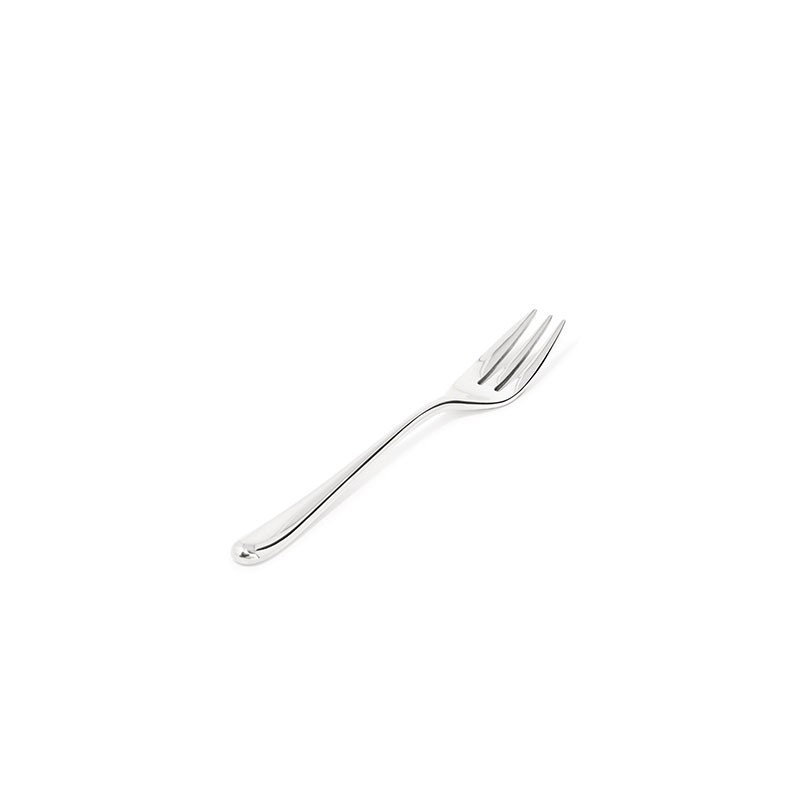 Conjunto de 6 Garfos de Sobremesa 16cm – Prateado – Caccia – Alessi