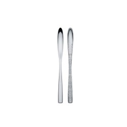 Conjunto de 6 Colheres para Latte Macchiato – Prateado – Dressed – Alessi