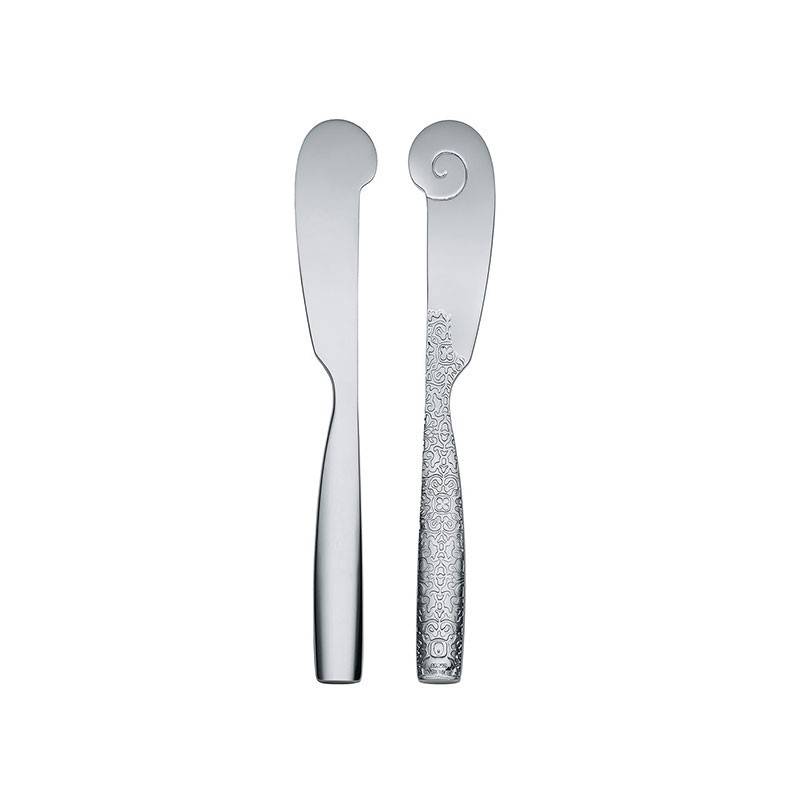 Conjunto de 6 Facas para Manteiga – Prateado – Dressed – Alessi