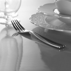 Conjunto de 6 Garfos de Sobremesa – Prateado – Dressed – Alessi